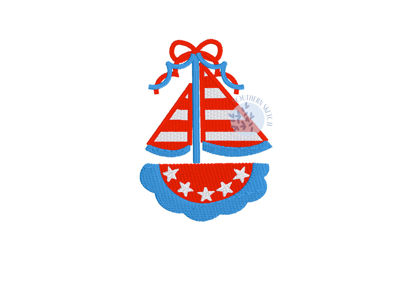 4th of July Sailboat Mini