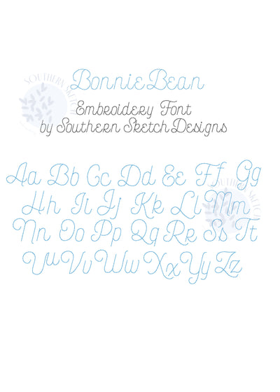 Machine Embroidery Fonts