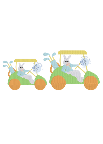 Mini Easter Golf Cart