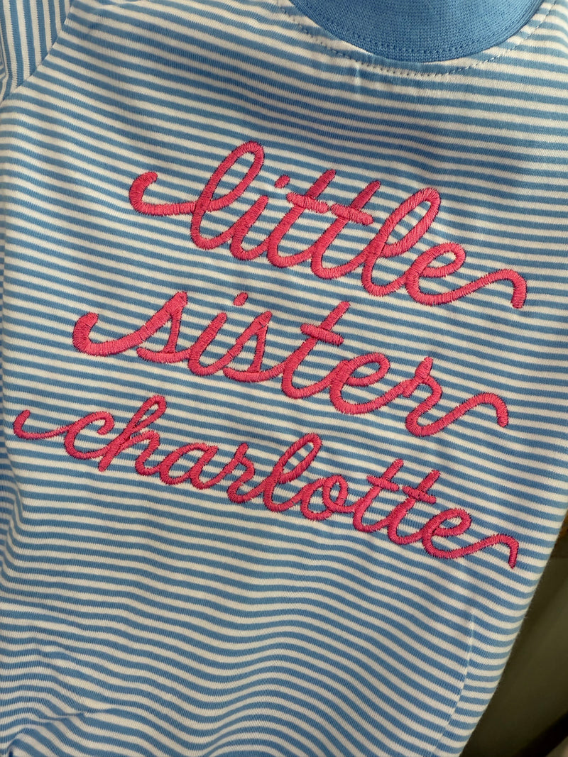 Frannie Satin Stitch Font