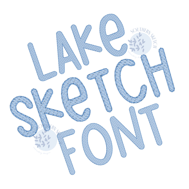 Lake Sketch Font