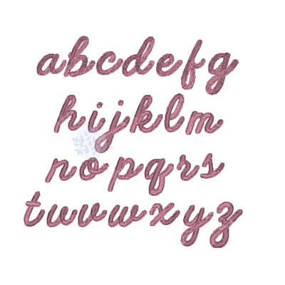 Frannie Satin Stitch Font