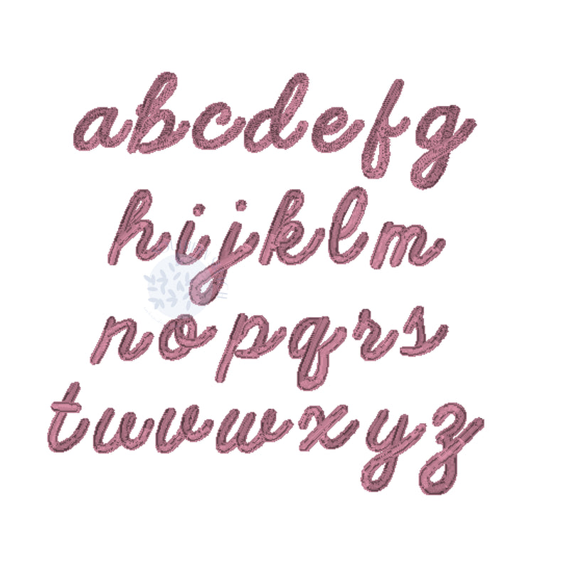 Frannie Satin Stitch Font