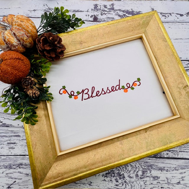 Emerson Satin Stitch Font
