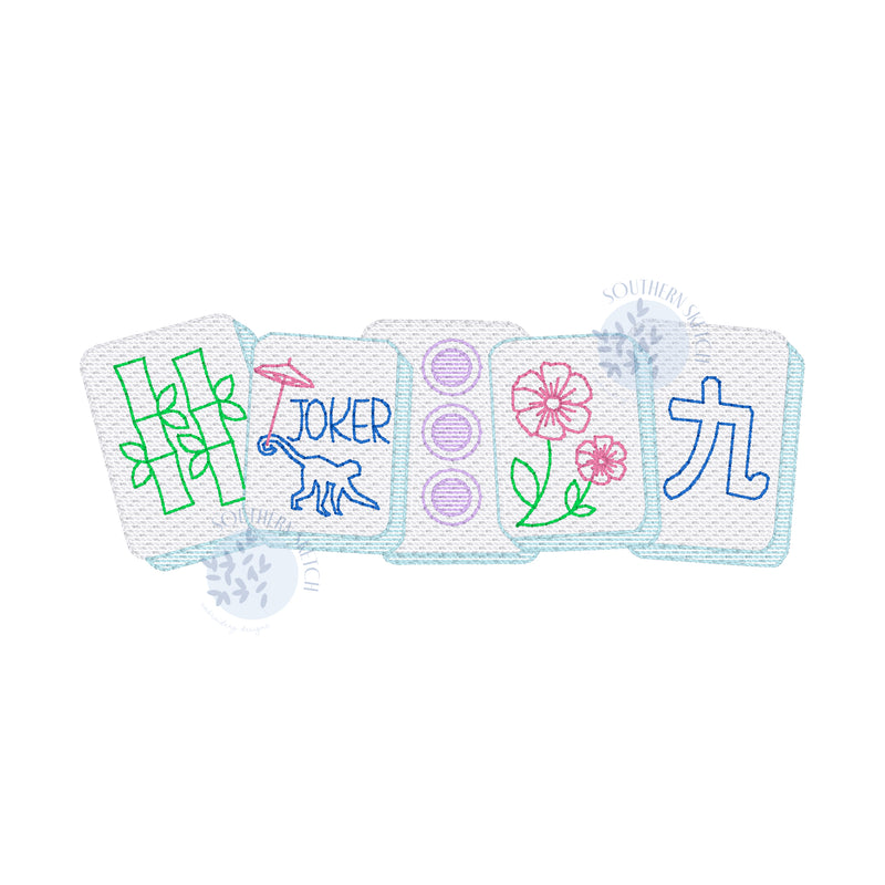 Sketch Mahjong Tiles