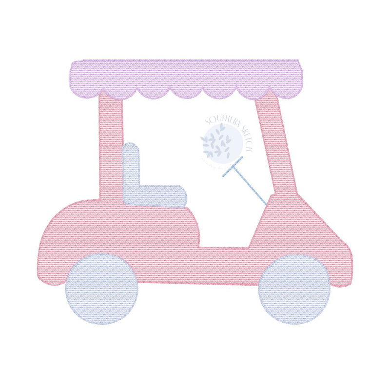 Scalloped Golf Cart