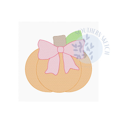 Simple Bow Pumpkin