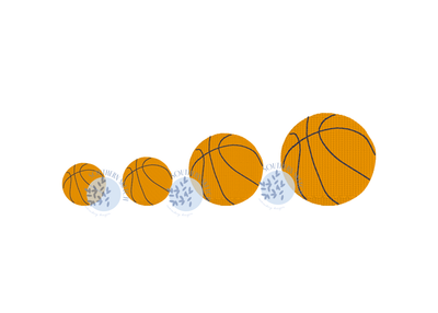 Mini Fill Stitch Basketball