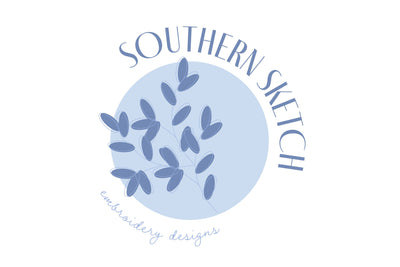 Southern Sketch Machine Embroidery Designs. 