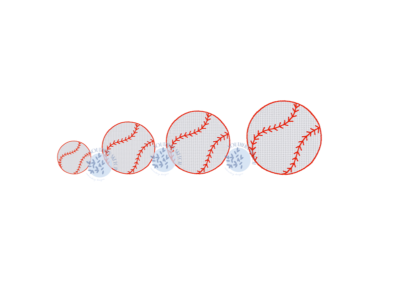 Mini Fill Stitch Baseball