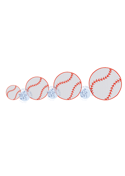 Mini Fill Stitch Baseball