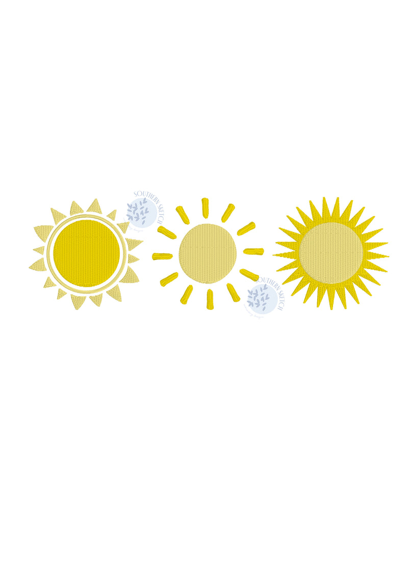 Mini Fill Stitch Sunshine Bundle 1.5